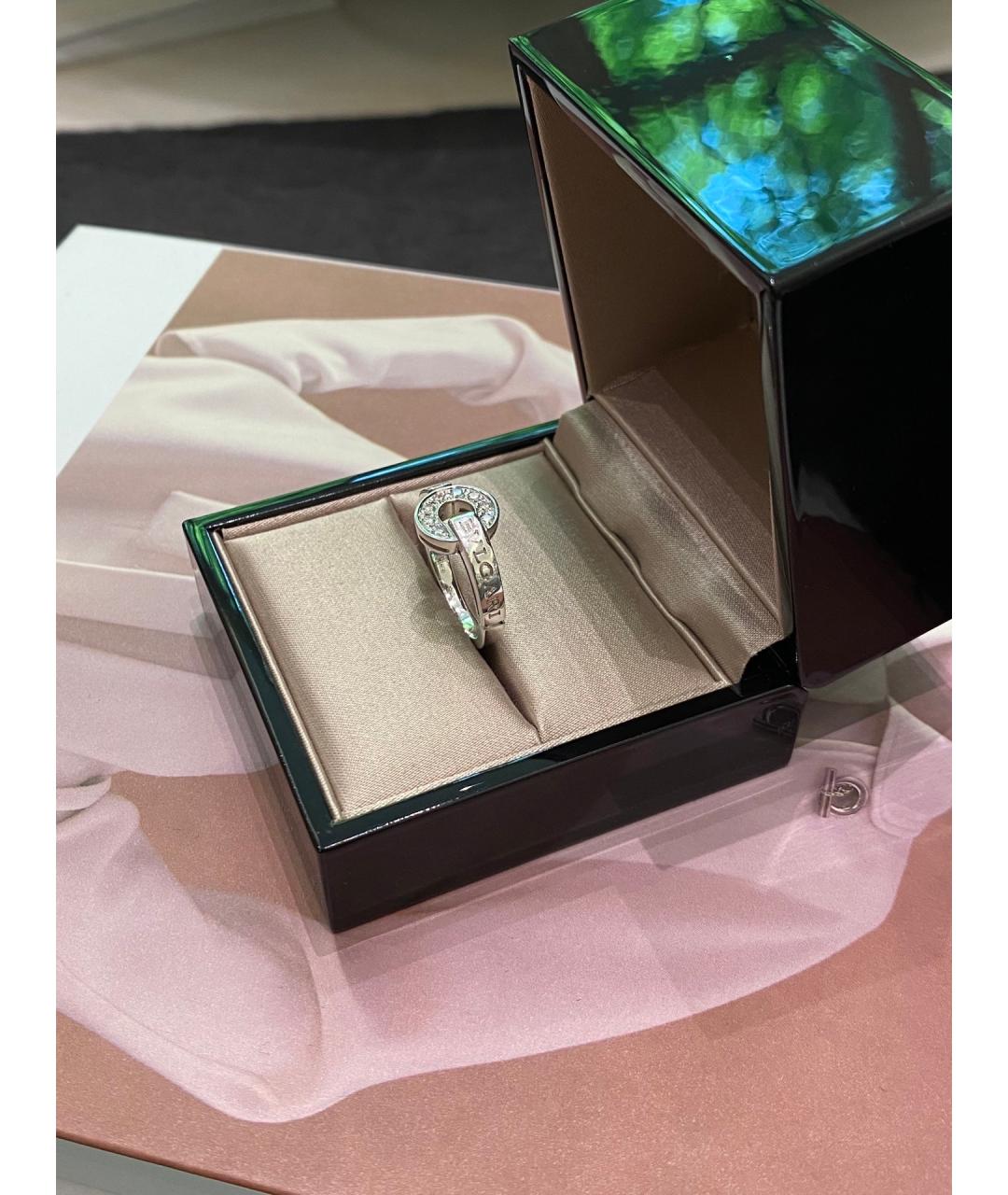 BVLGARI Серебряное кольцо из белого золота, фото 4