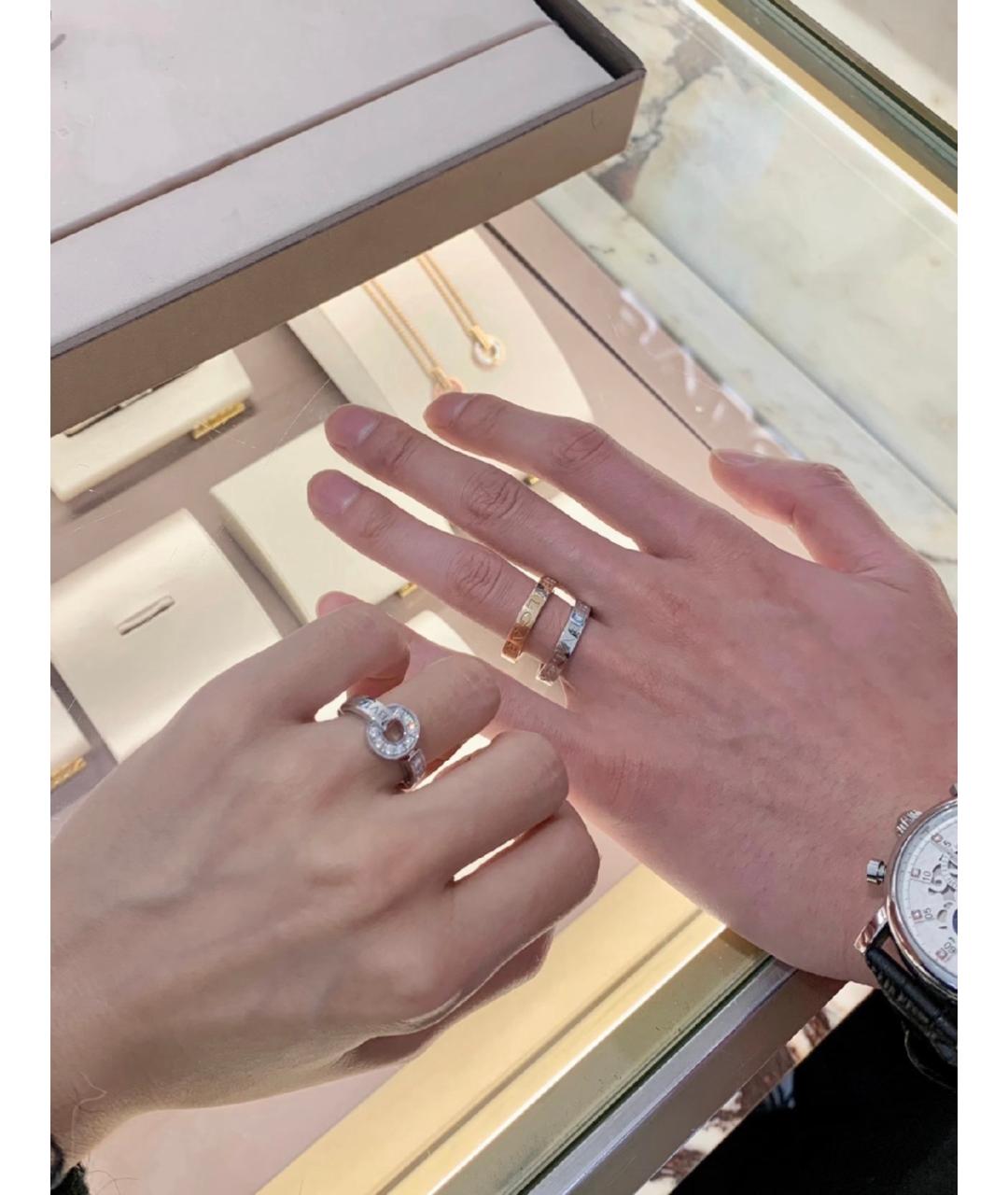 BVLGARI Серебряное кольцо из белого золота, фото 7