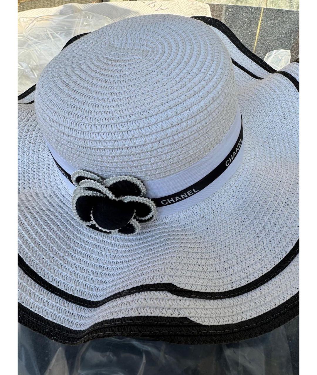 CHANEL Белая хлопковая шляпа, фото 2