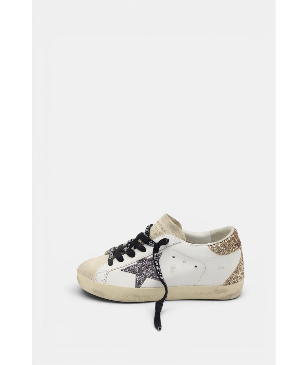 GOLDEN GOOSE DELUXE BRAND Белые кожаные кеды, фото 7