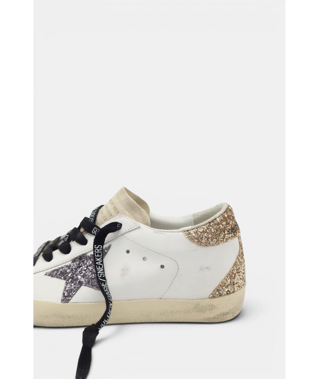 GOLDEN GOOSE DELUXE BRAND Белые кожаные кеды, фото 3