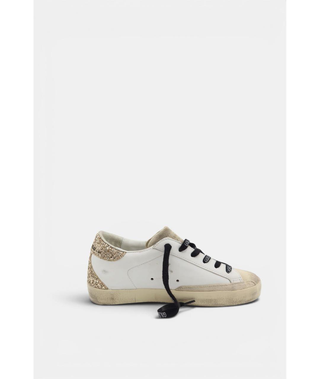 GOLDEN GOOSE DELUXE BRAND Белые кожаные кеды, фото 4