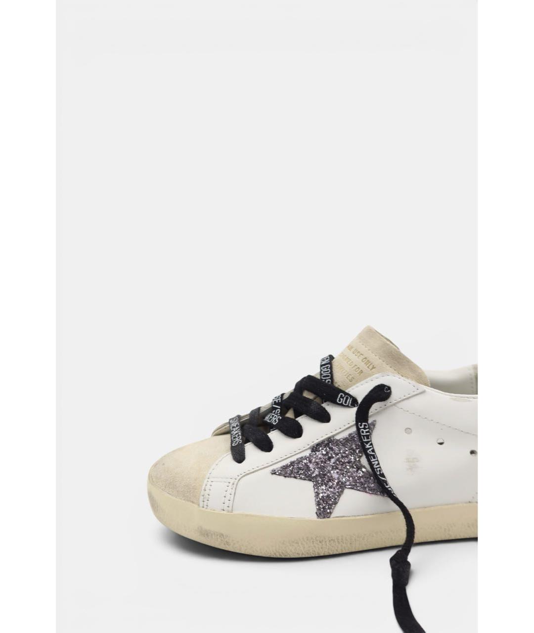 GOLDEN GOOSE DELUXE BRAND Белые кожаные кеды, фото 2