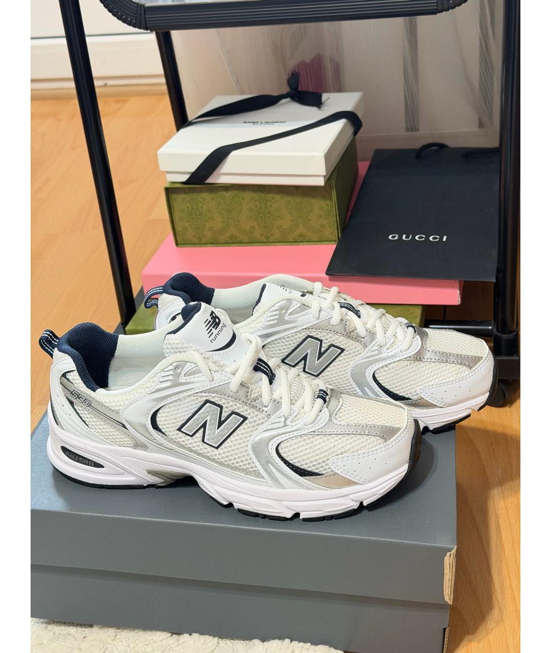 NEW BALANCE Белые кроссовки, фото 5