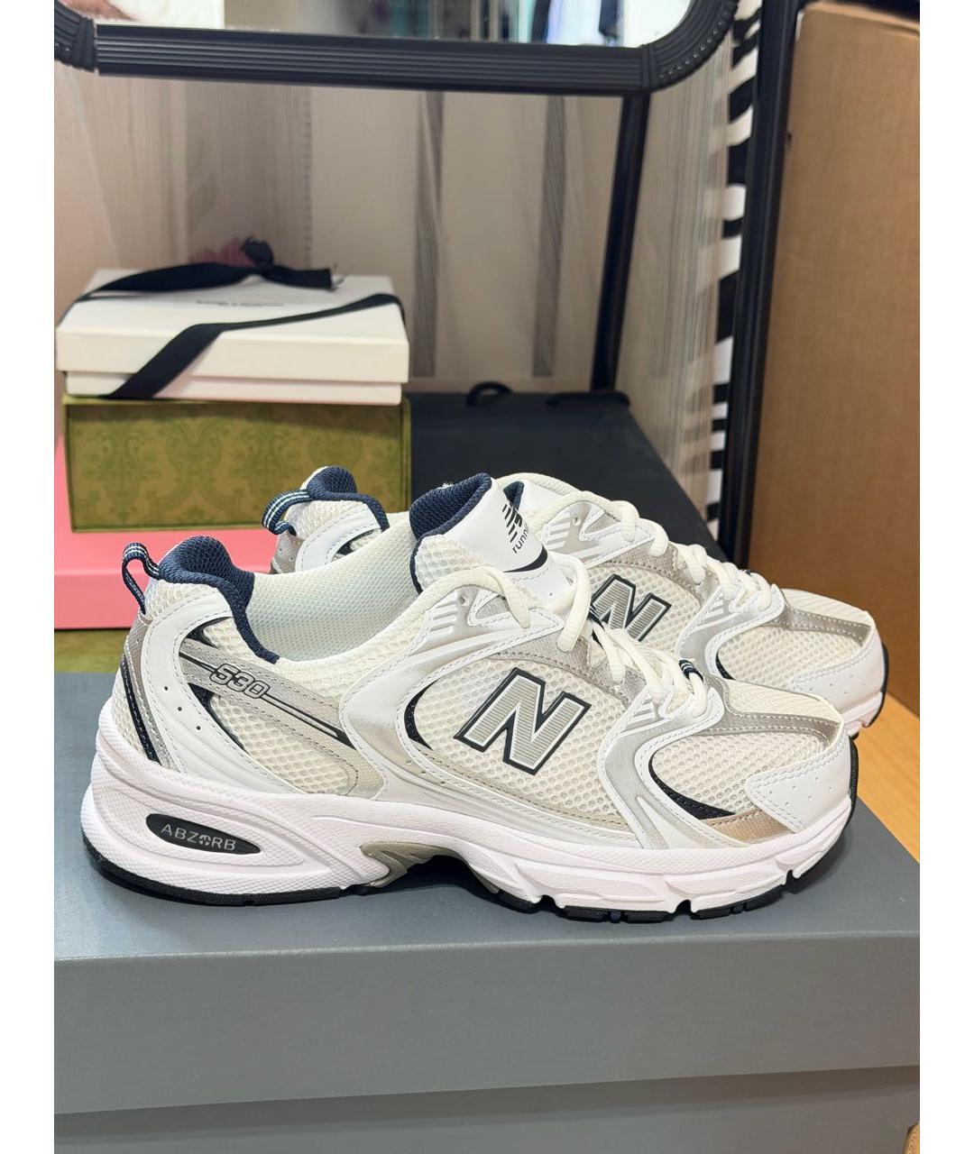 NEW BALANCE Белые кроссовки, фото 6