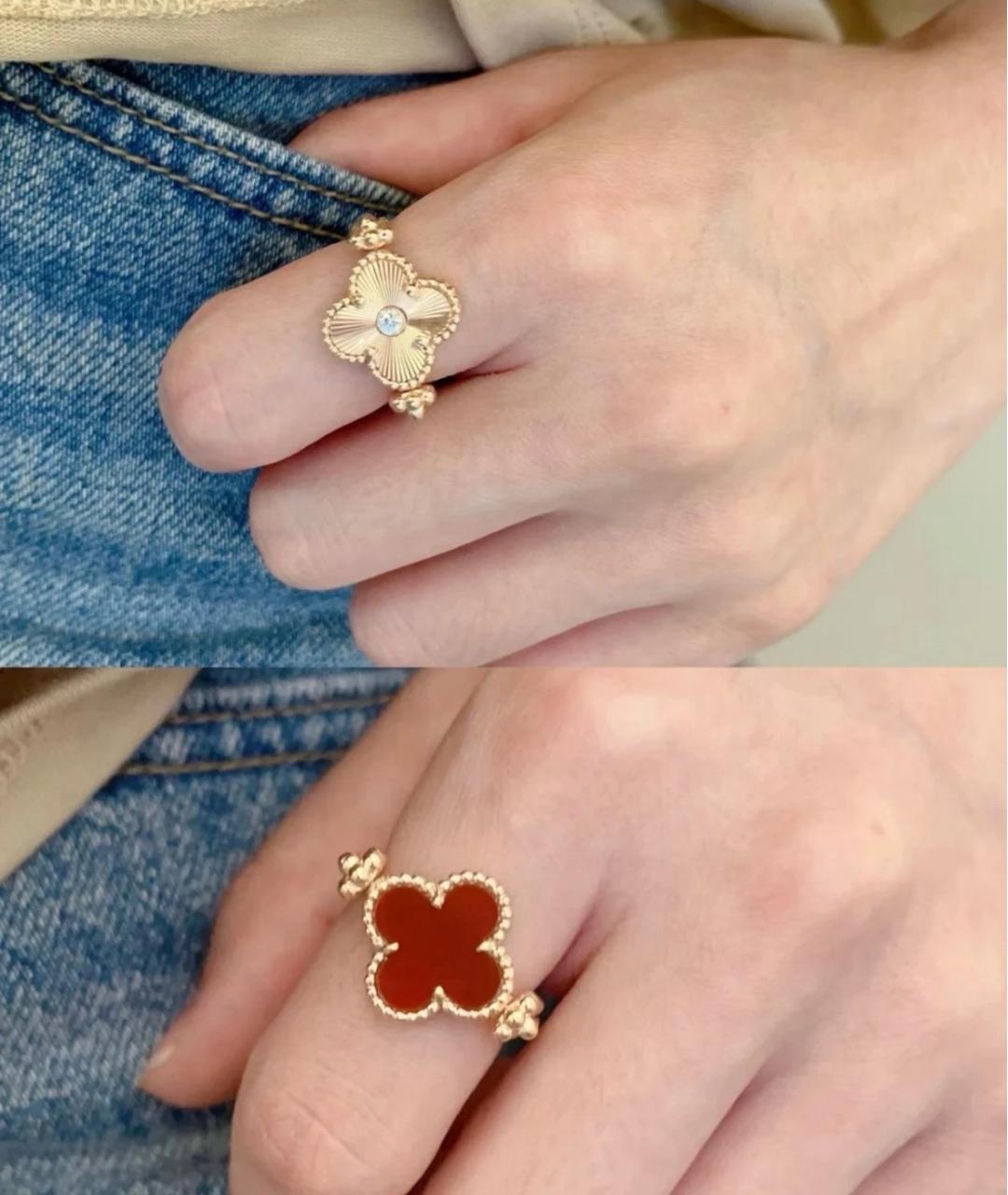 VAN CLEEF & ARPELS Золотое кольцо из розового золота, фото 7