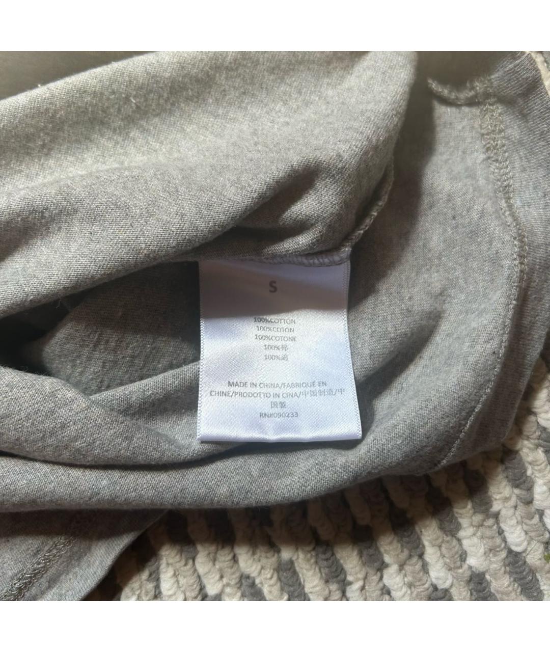 FEAR OF GOD ESSENTIALS Серая хлопковая футболка, фото 6