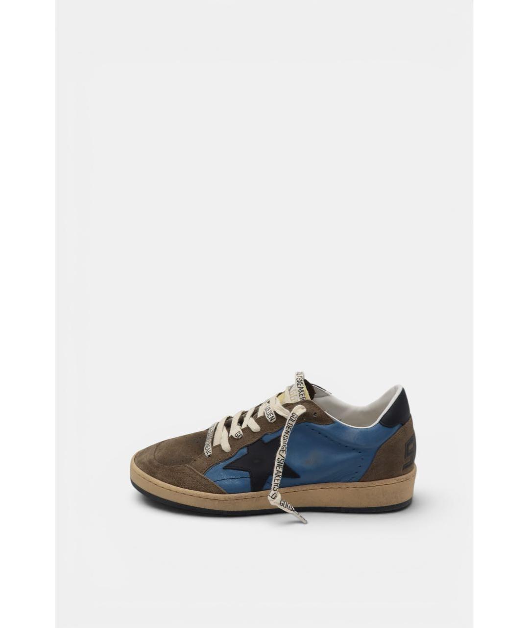 GOLDEN GOOSE DELUXE BRAND Мульти замшевые низкие кроссовки / кеды, фото 7