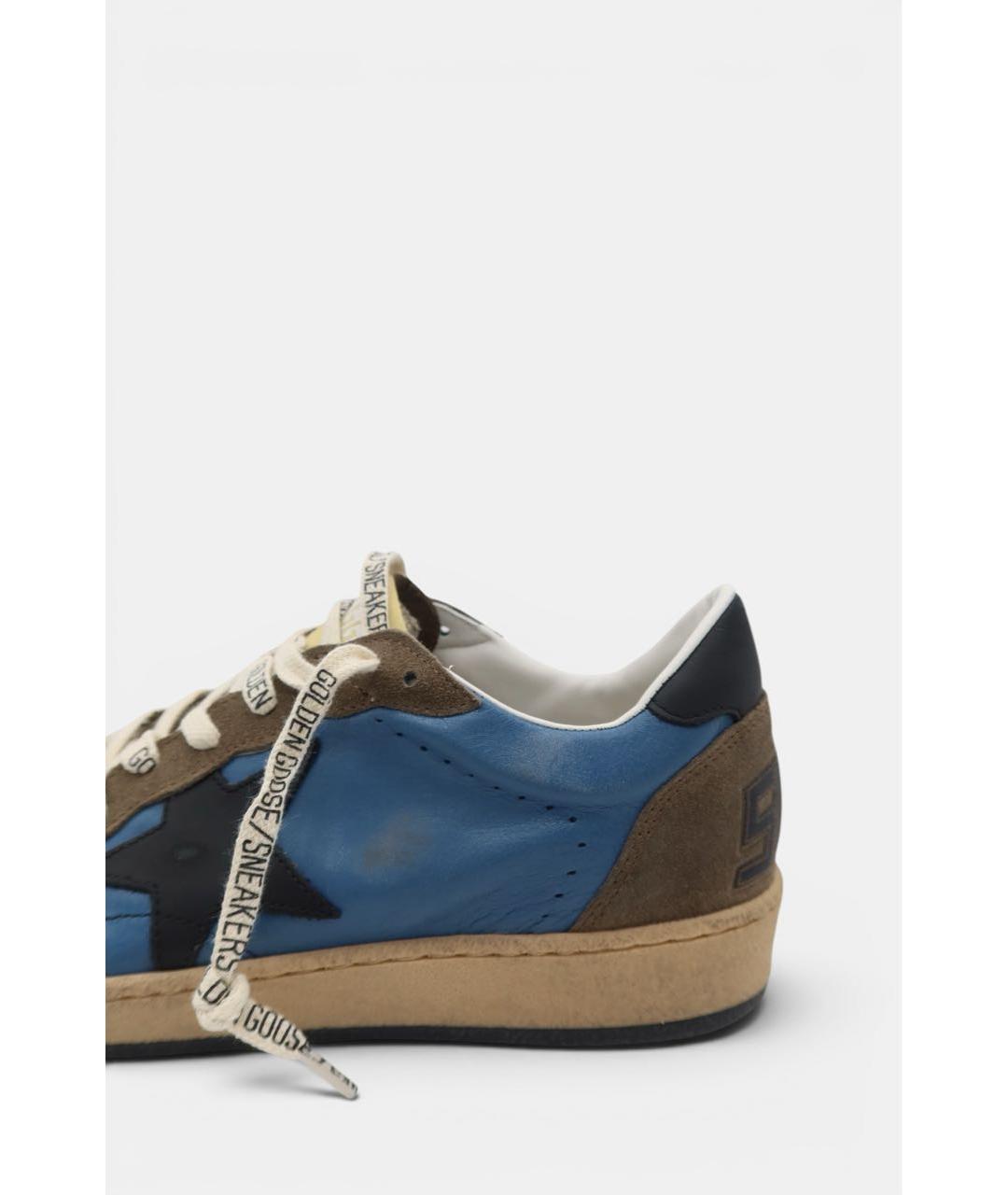 GOLDEN GOOSE DELUXE BRAND Мульти замшевые низкие кроссовки / кеды, фото 3
