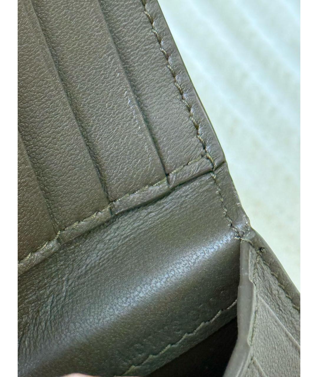 BURBERRY Бежевый кожаный кошелек, фото 7