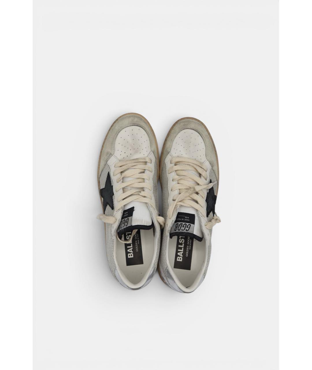 GOLDEN GOOSE DELUXE BRAND Серые замшевые низкие кроссовки / кеды, фото 5