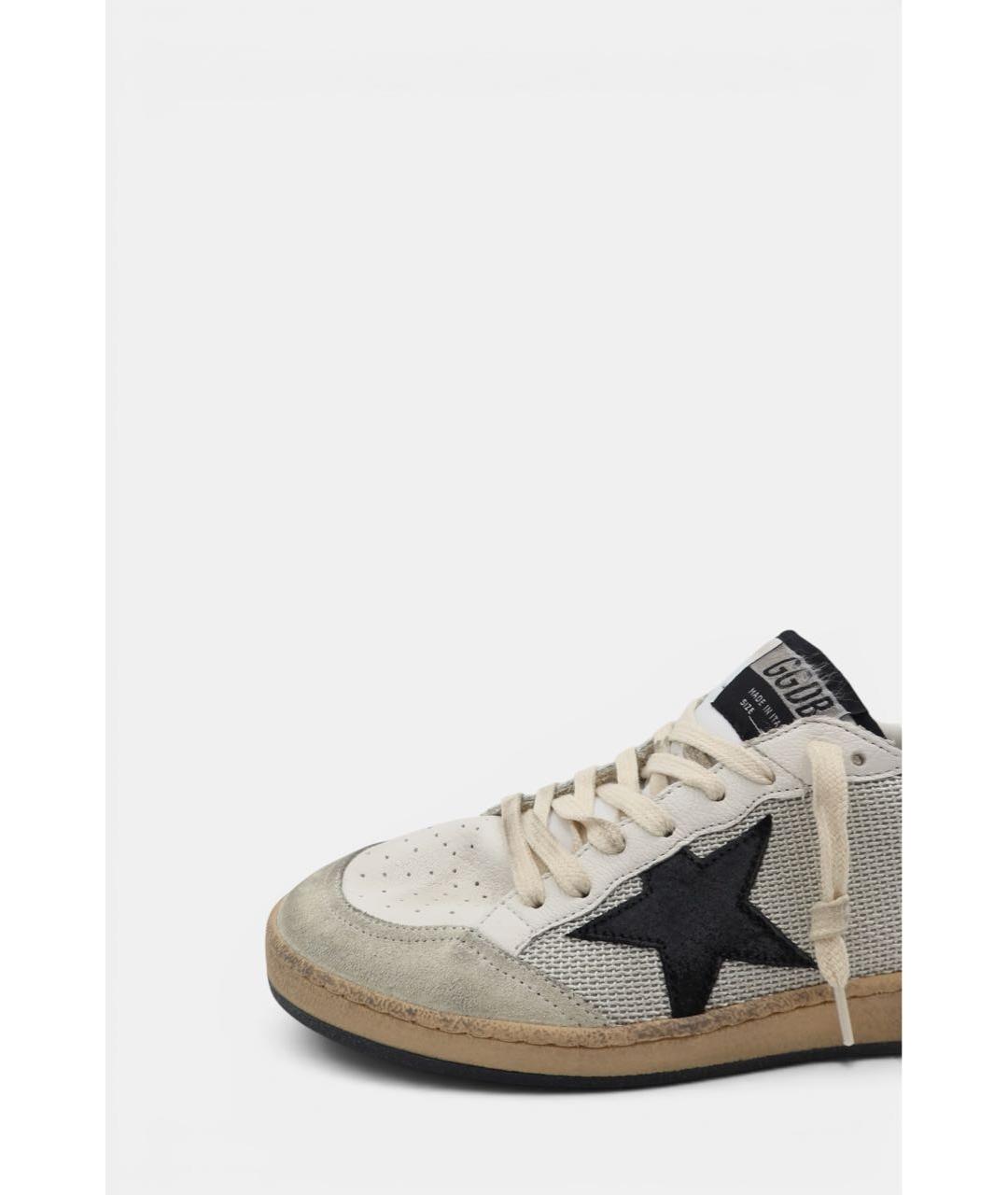 GOLDEN GOOSE DELUXE BRAND Серые замшевые низкие кроссовки / кеды, фото 2