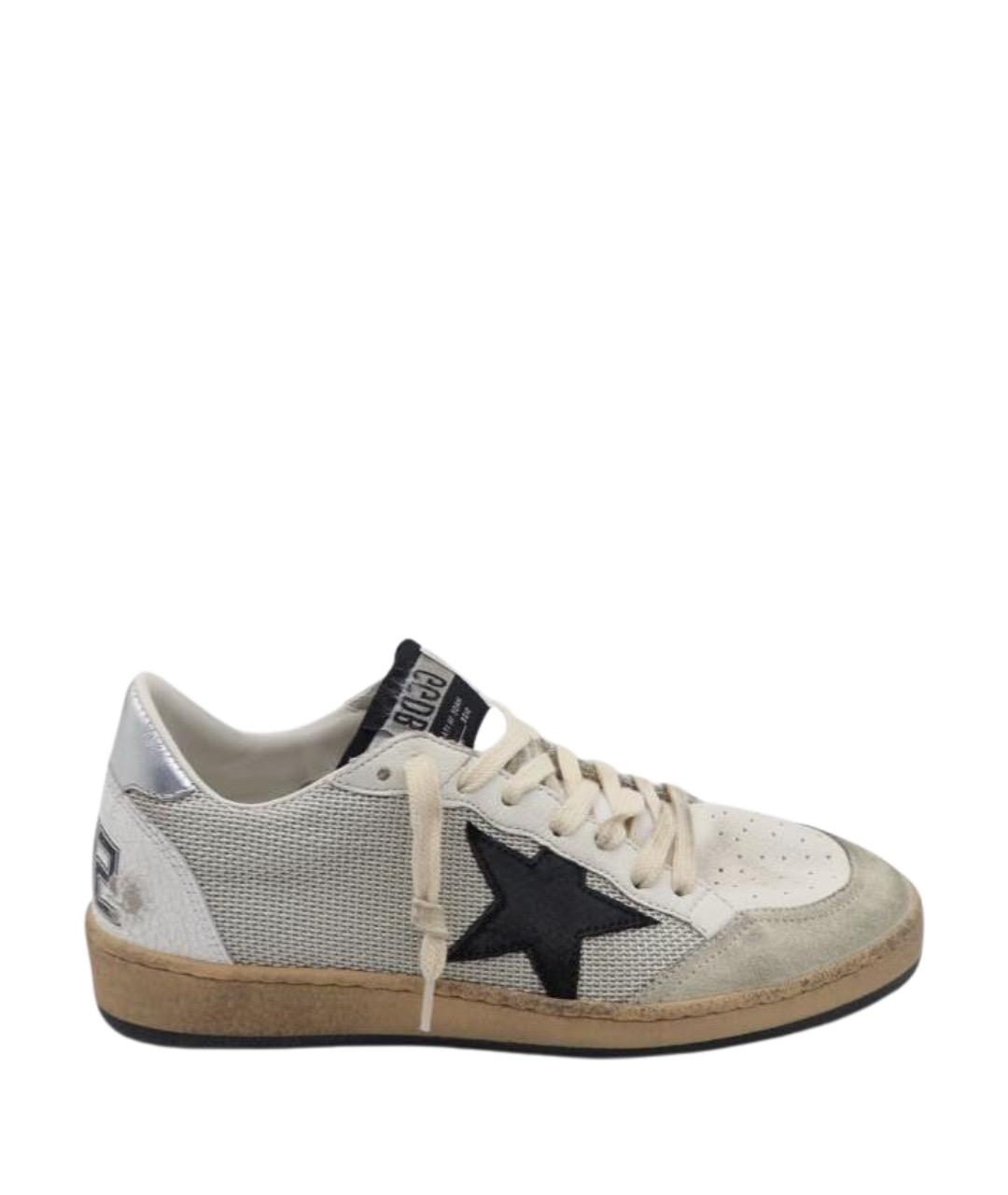 GOLDEN GOOSE DELUXE BRAND Серые замшевые низкие кроссовки / кеды, фото 1