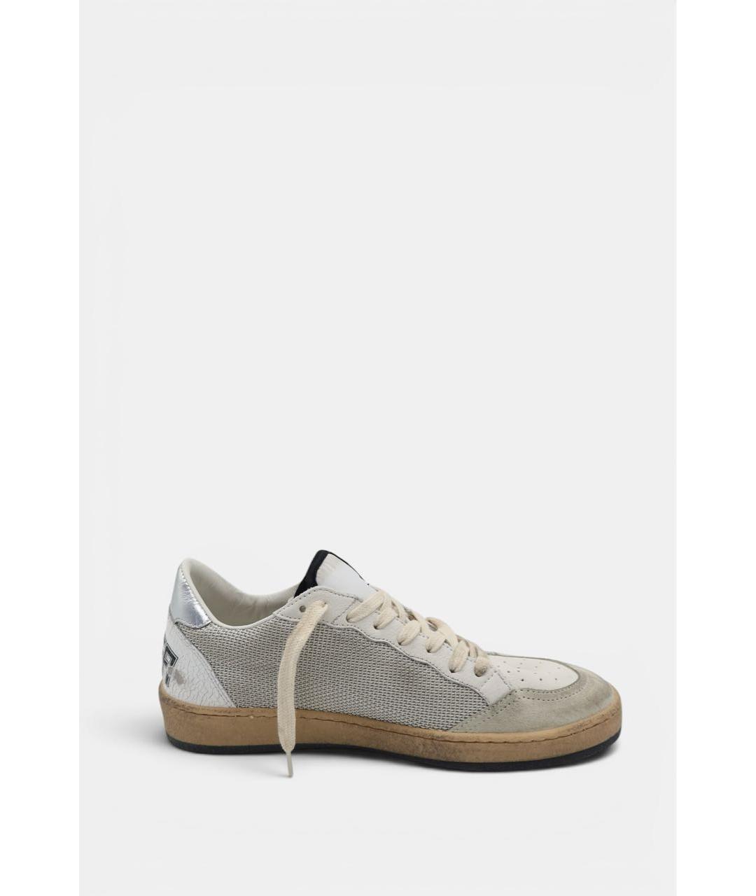GOLDEN GOOSE DELUXE BRAND Серые замшевые низкие кроссовки / кеды, фото 6