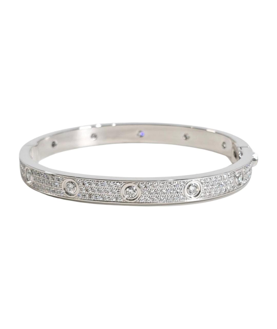 CARTIER Серебряный браслет из белого золота, фото 1
