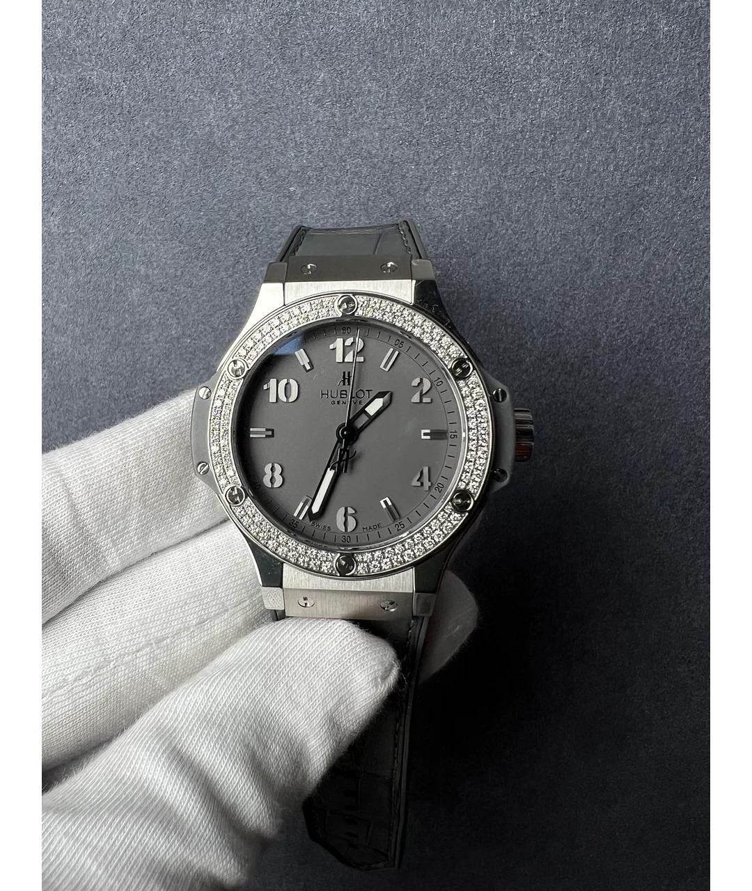 HUBLOT Серые металлические часы, фото 2