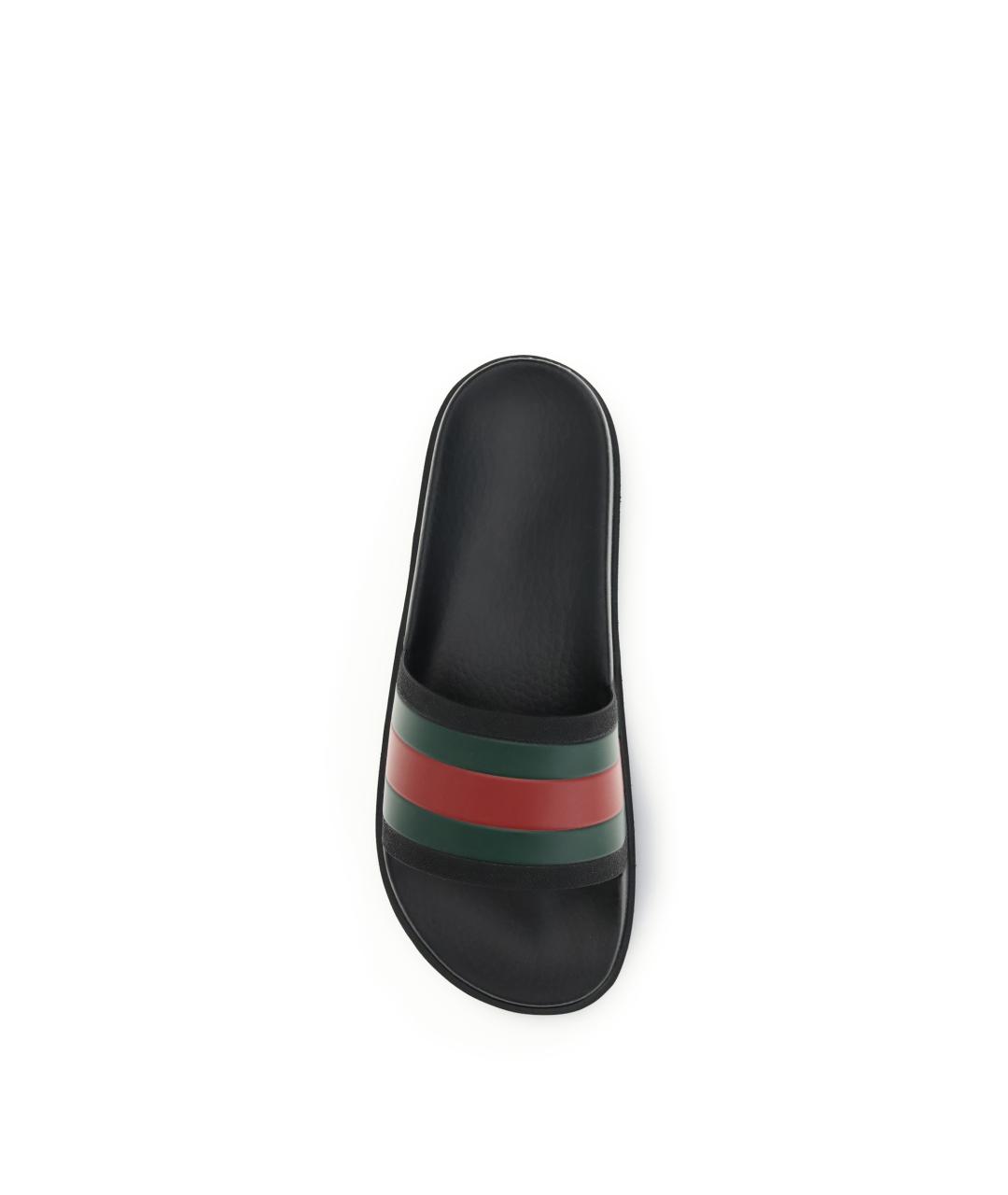 GUCCI Черные шлепанцы, фото 4