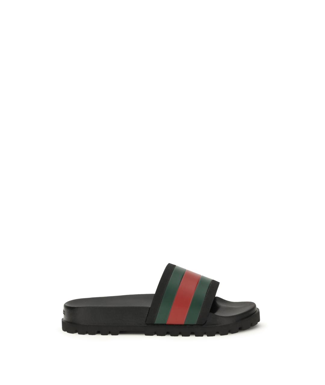 GUCCI Черные шлепанцы, фото 1