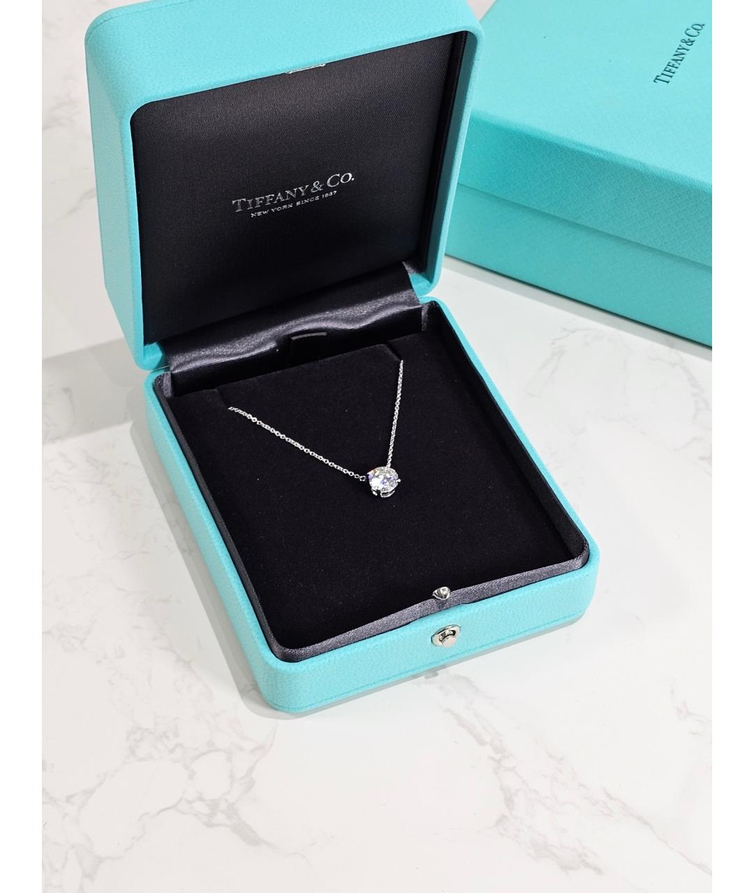 TIFFANY&CO Серебряная платиновая подвеска, фото 2