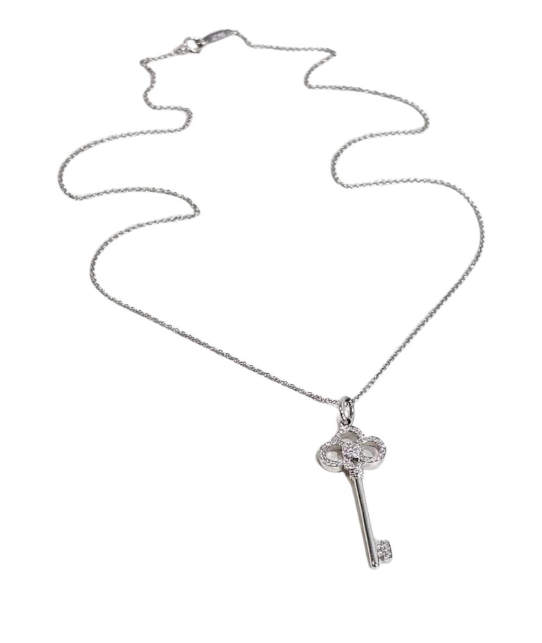 TIFFANY&CO Серебряная подвеска из белого золота, фото 1