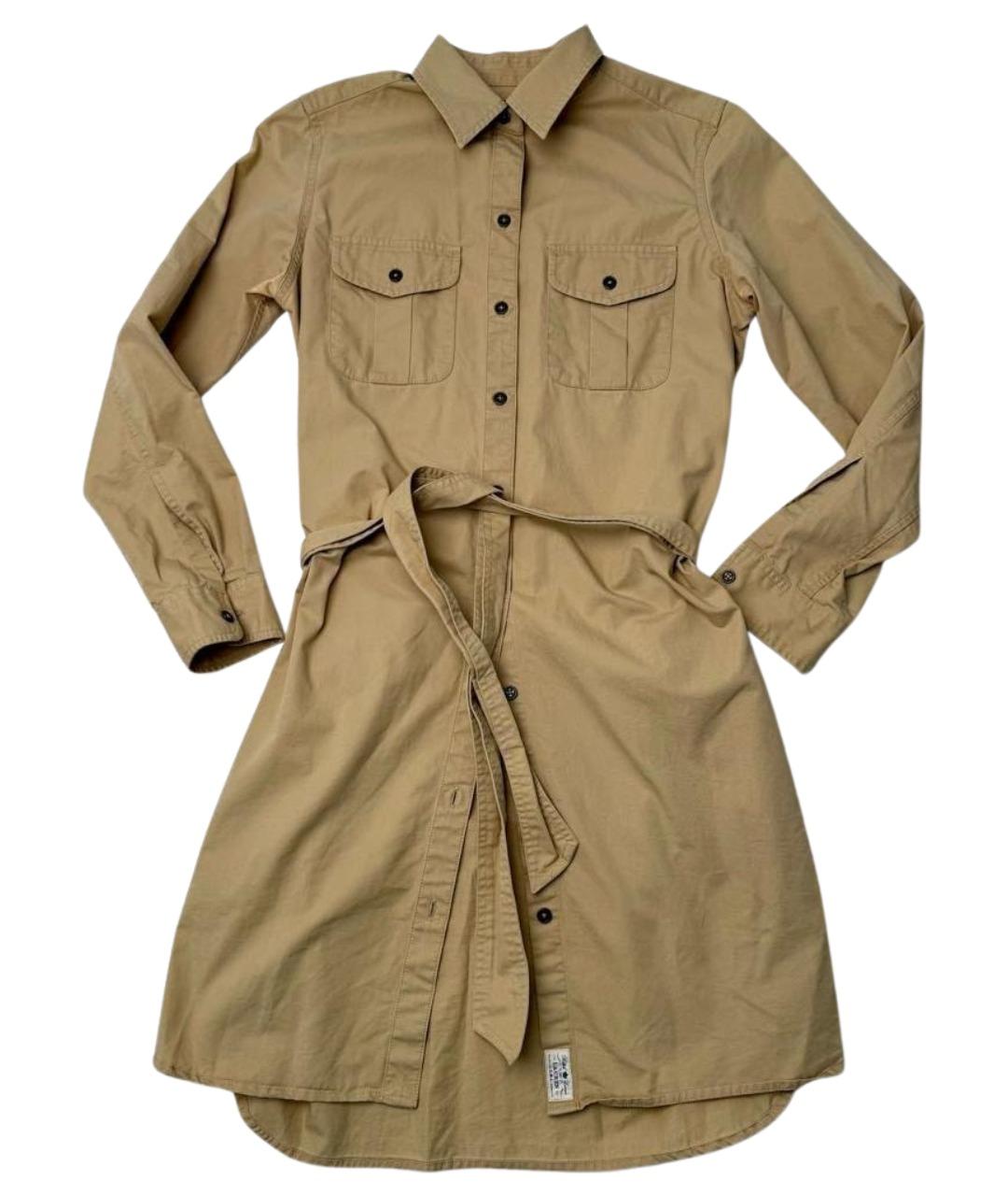POLO RALPH LAUREN Бежевая хлопковая рубашка, фото 1