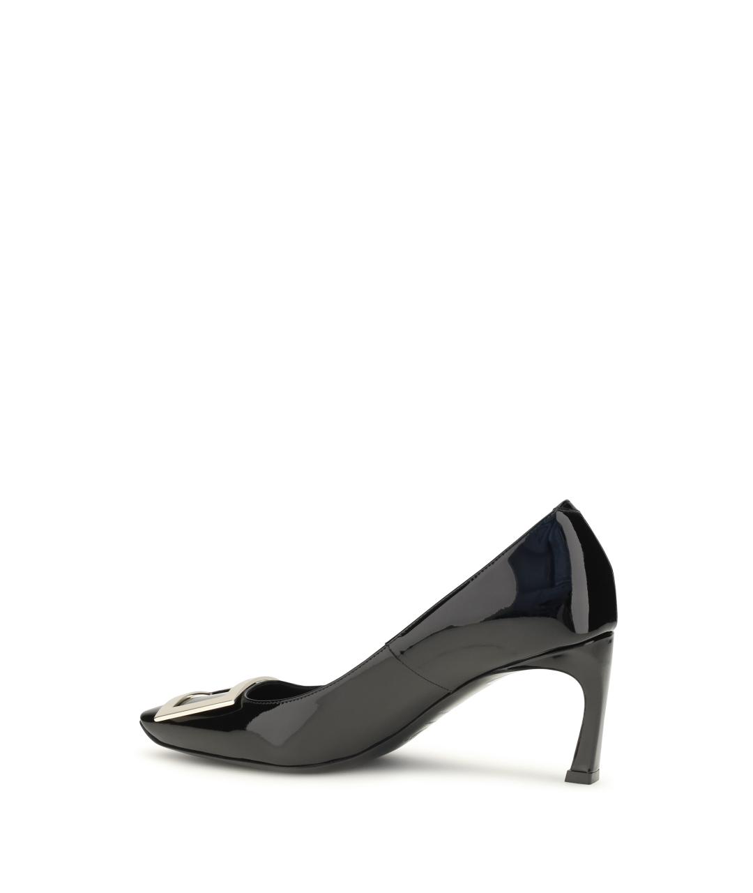 ROGER VIVIER Черные туфли из лакированной кожи, фото 3