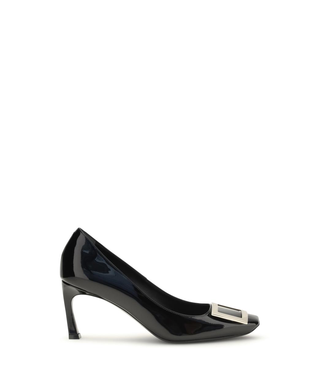 ROGER VIVIER Черные туфли из лакированной кожи, фото 1