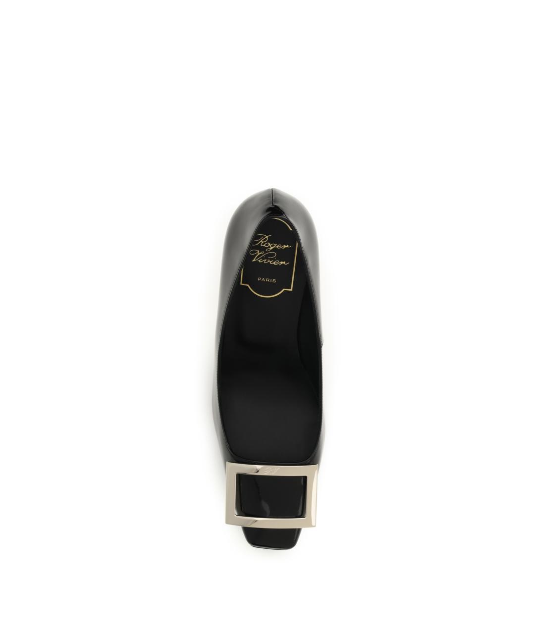 ROGER VIVIER Черные туфли из лакированной кожи, фото 4