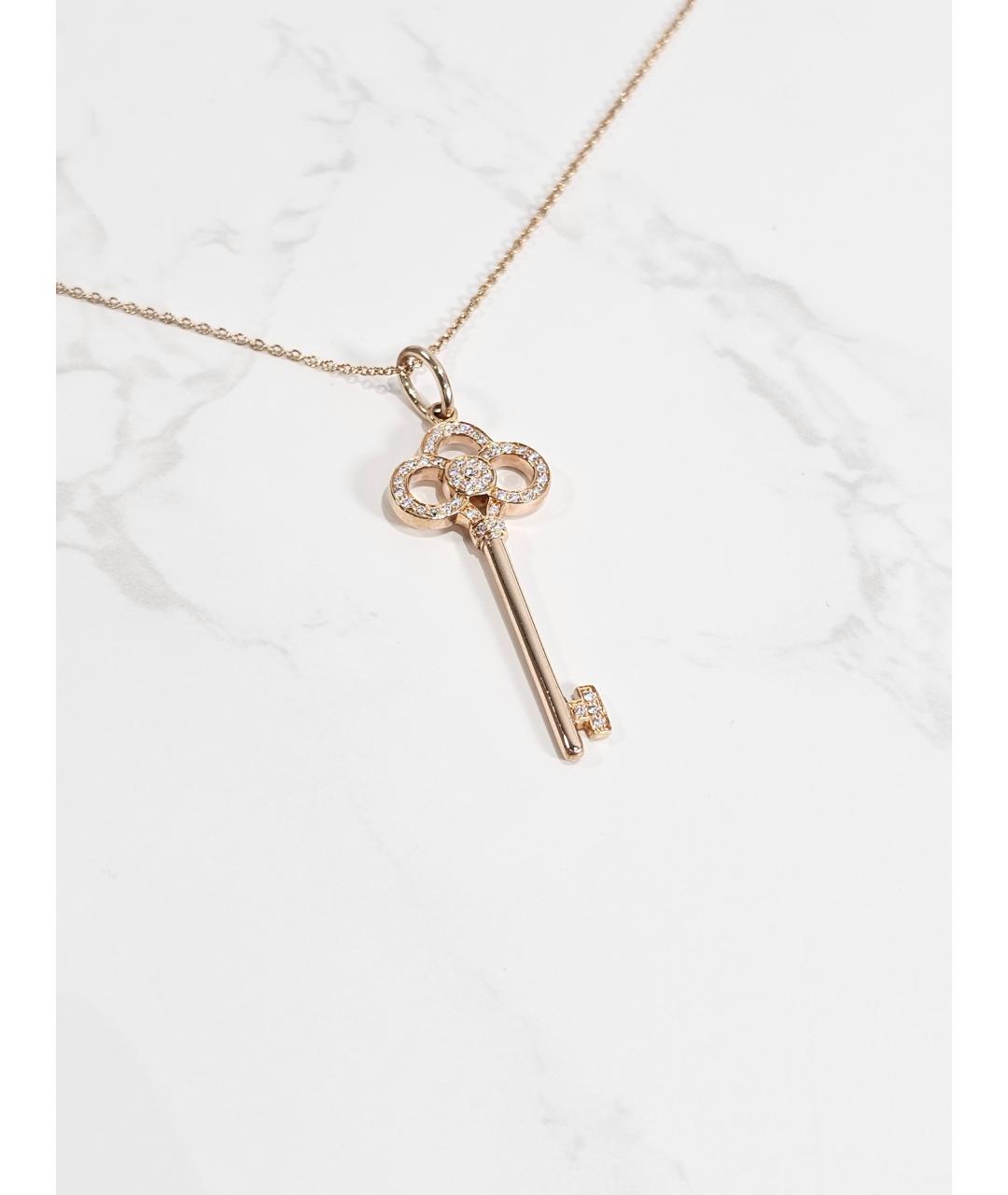 TIFFANY&CO Золотая подвеска из розового золота, фото 2