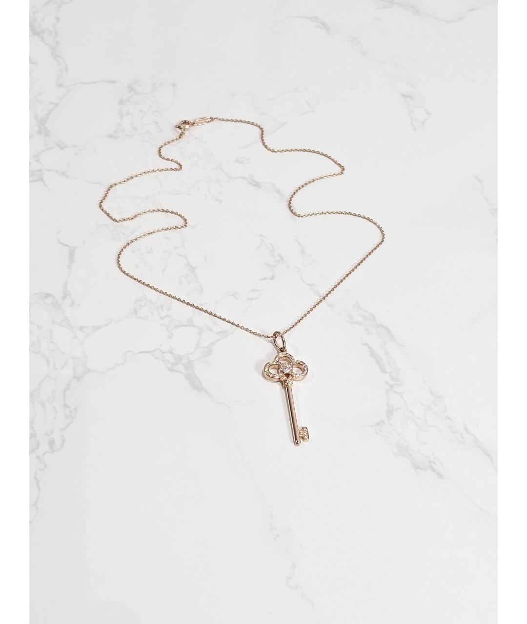 TIFFANY&CO Золотая подвеска из розового золота, фото 4