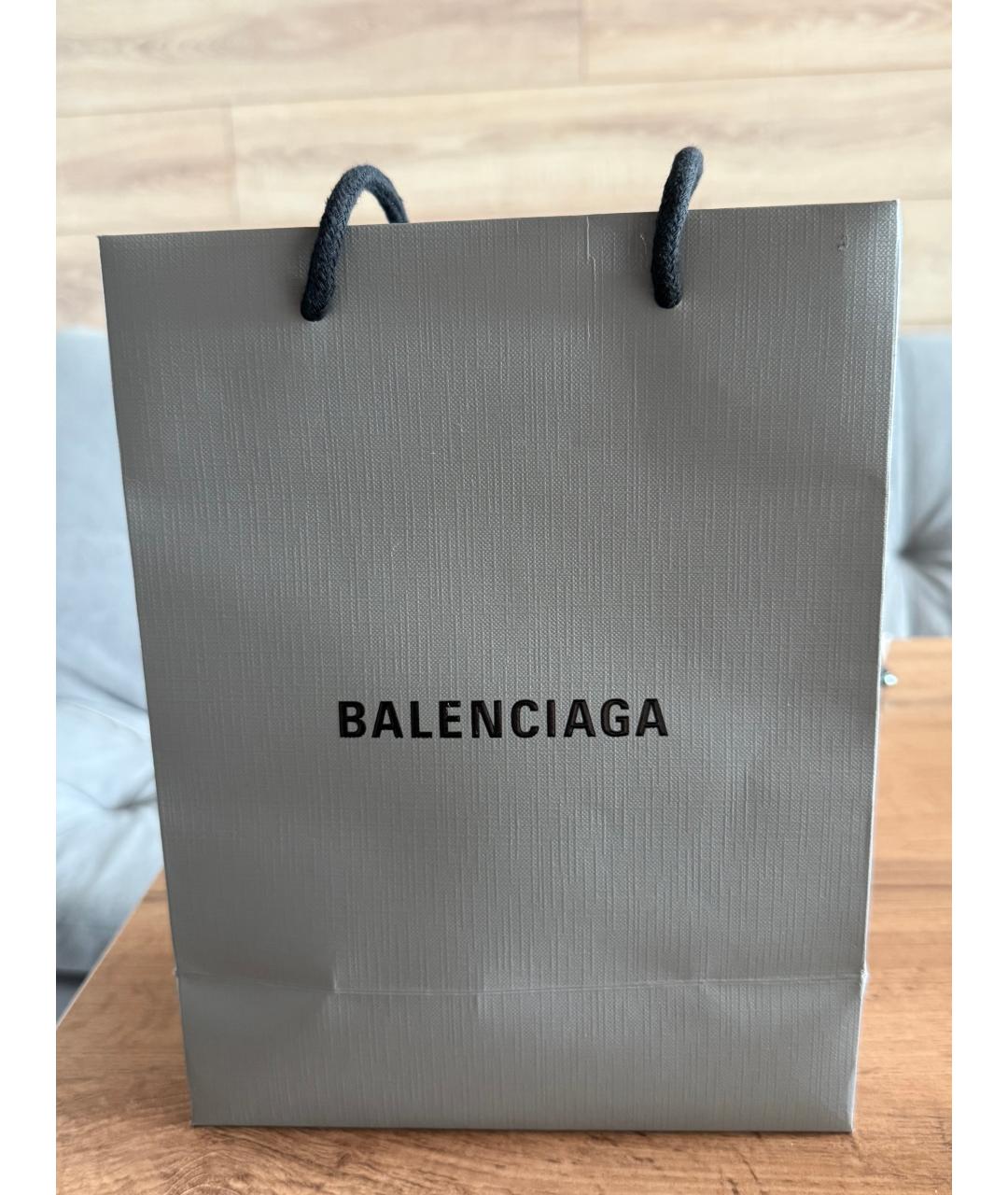 BALENCIAGA Черный кожаный кардхолдер, фото 5
