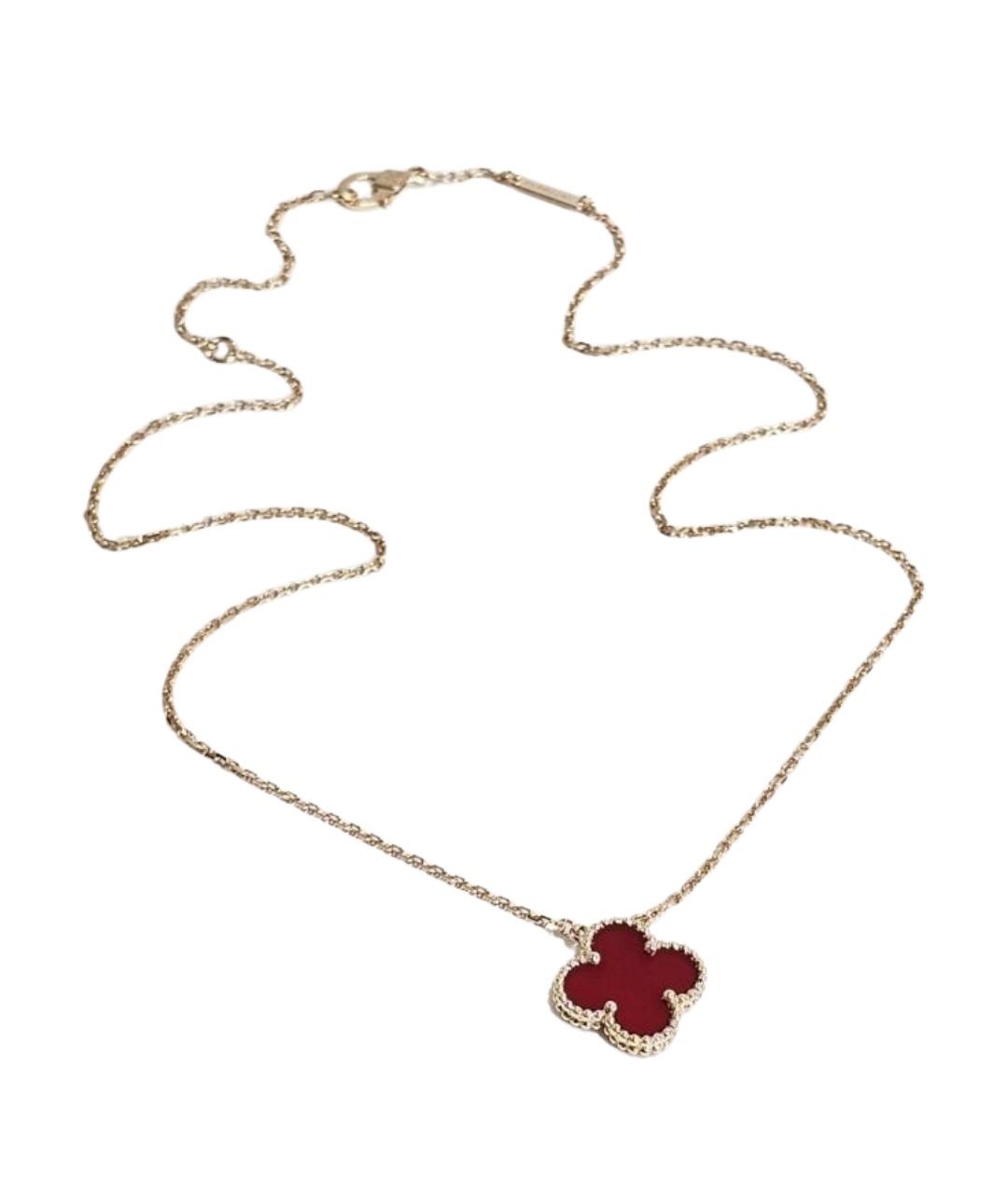 VAN CLEEF & ARPELS Красная подвеска из желтого золота, фото 1