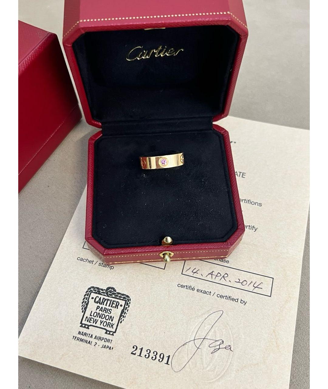 CARTIER Золотое кольцо из розового золота, фото 3