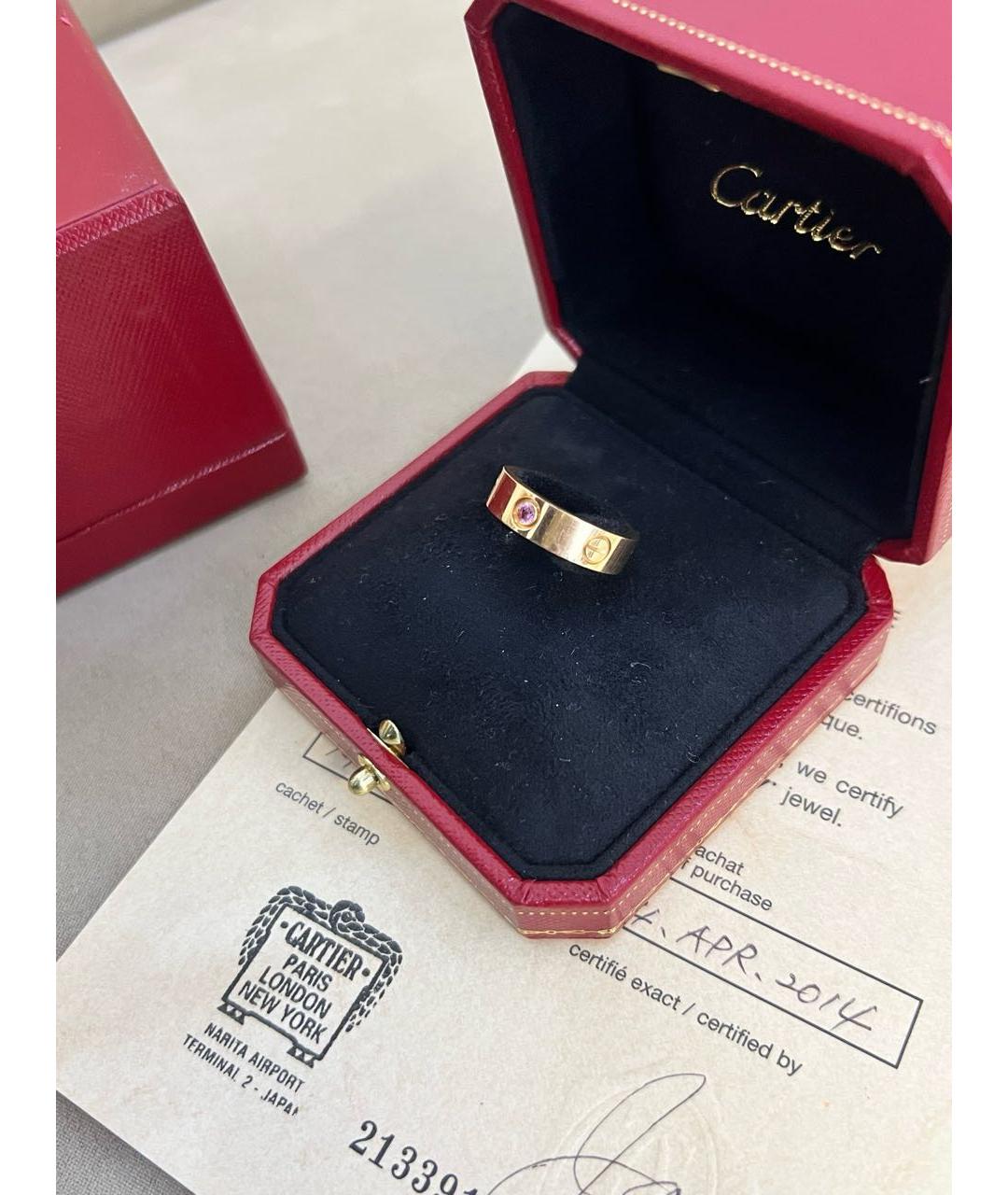 CARTIER Золотое кольцо из розового золота, фото 4