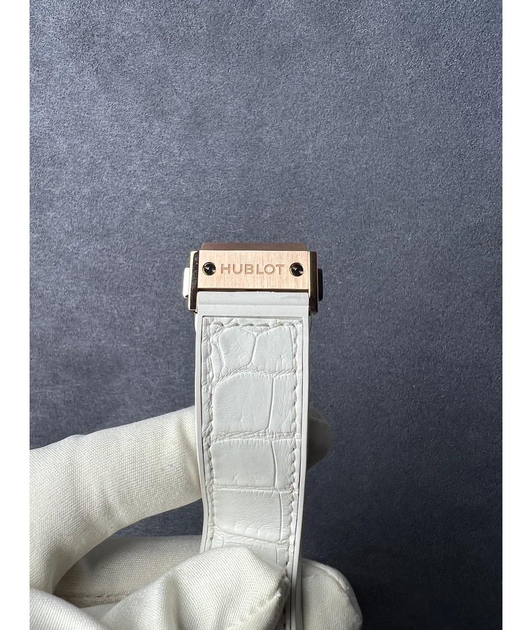 HUBLOT Белые часы из розового золота, фото 7