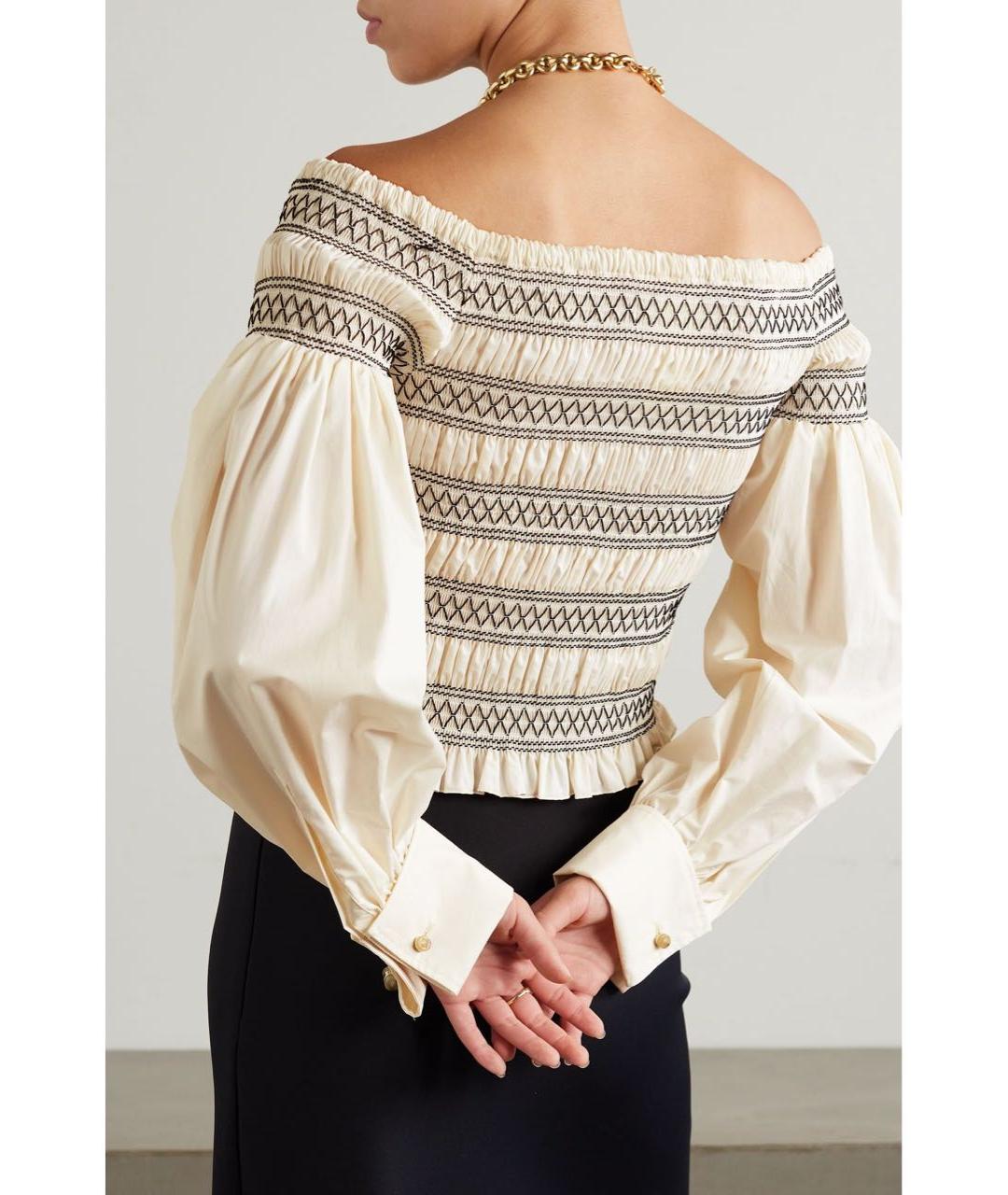MAX MARA Белая блузы, фото 6