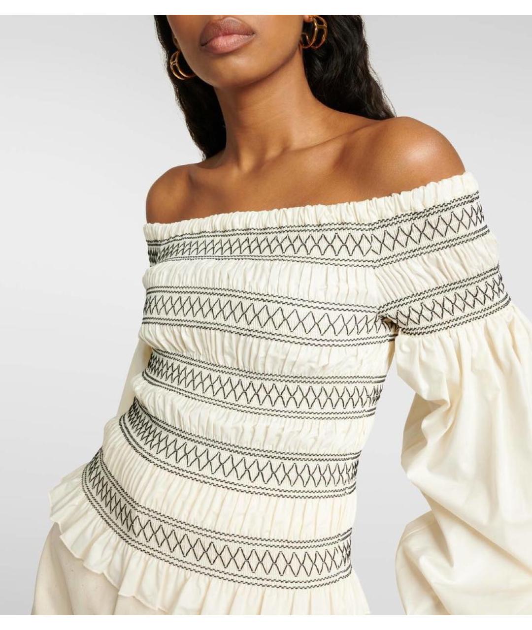 MAX MARA Белая блузы, фото 2