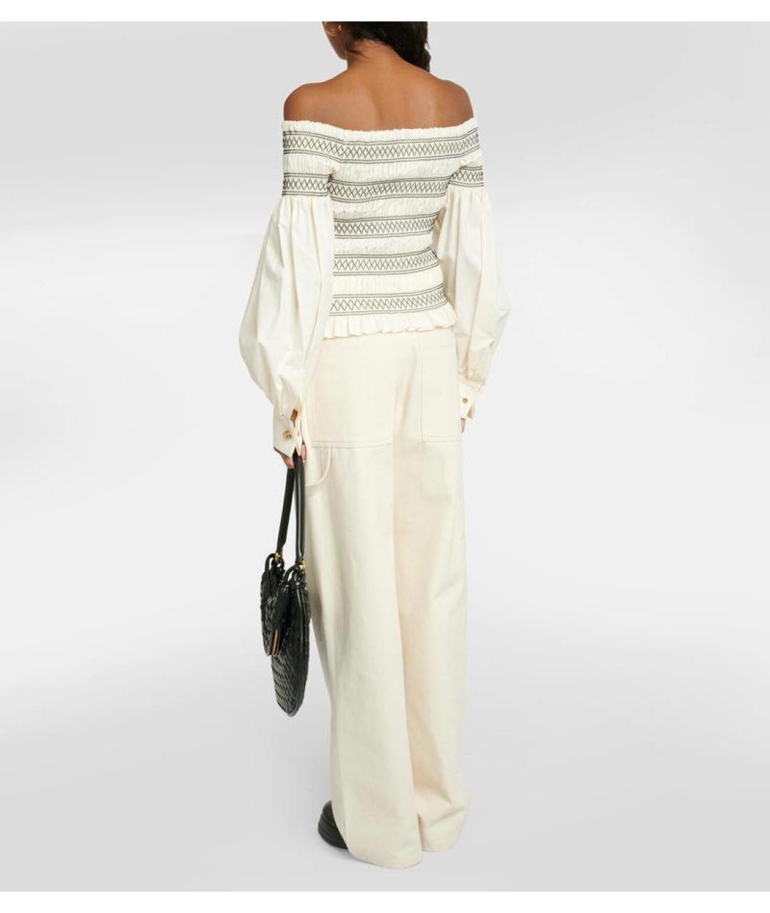 MAX MARA Белая блузы, фото 5