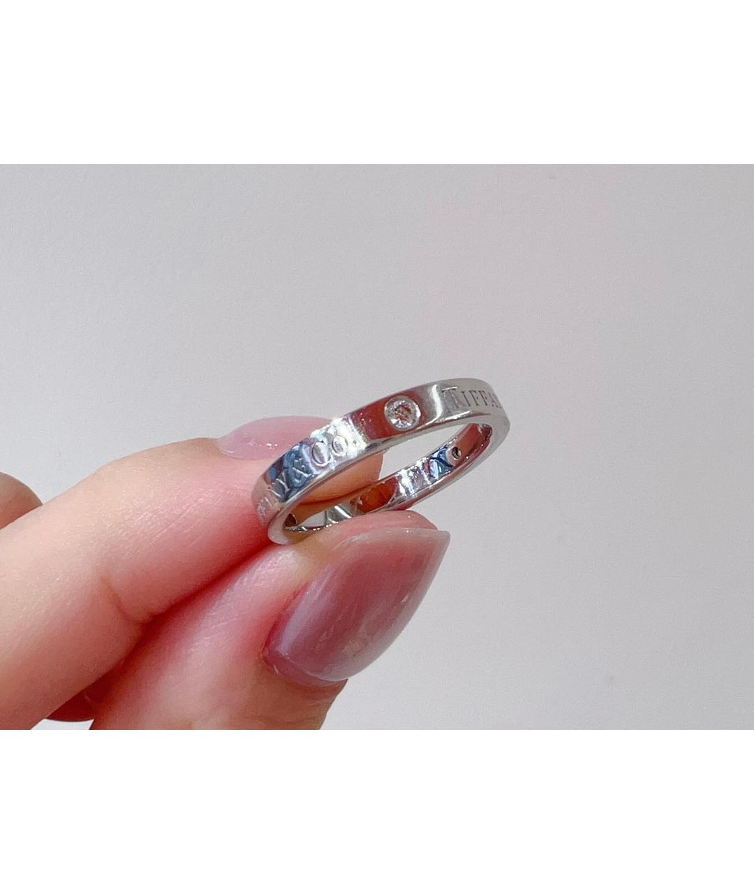 TIFFANY&CO Серебряное платиновое кольцо, фото 3