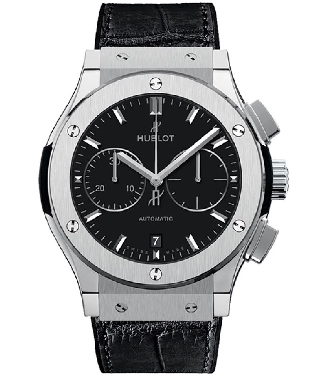 HUBLOT Черные металлические часы, фото 1