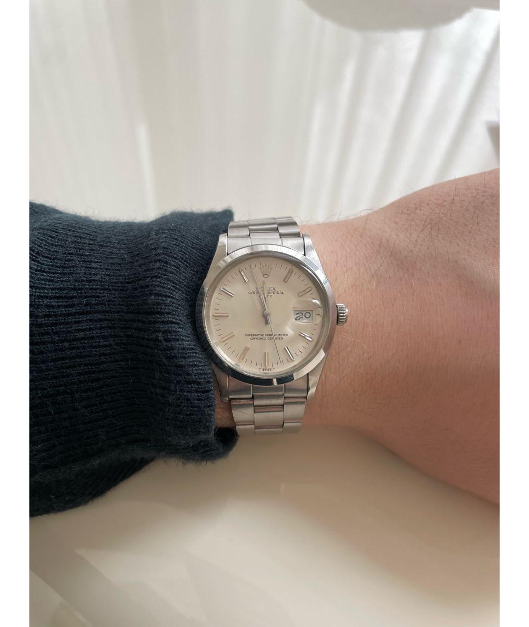 ROLEX Серебряные часы, фото 4
