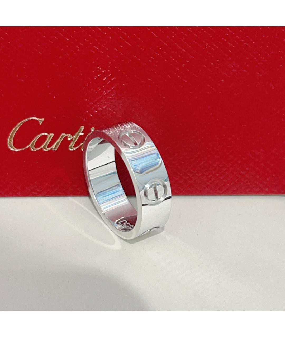CARTIER Серебряное кольцо из белого золота, фото 2