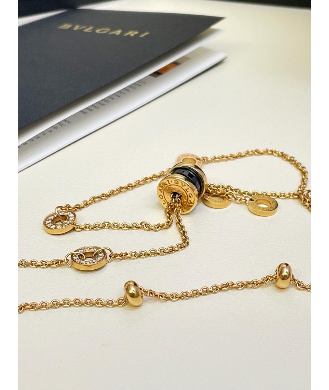 BVLGARI Золотая подвеска из розового золота, фото 4
