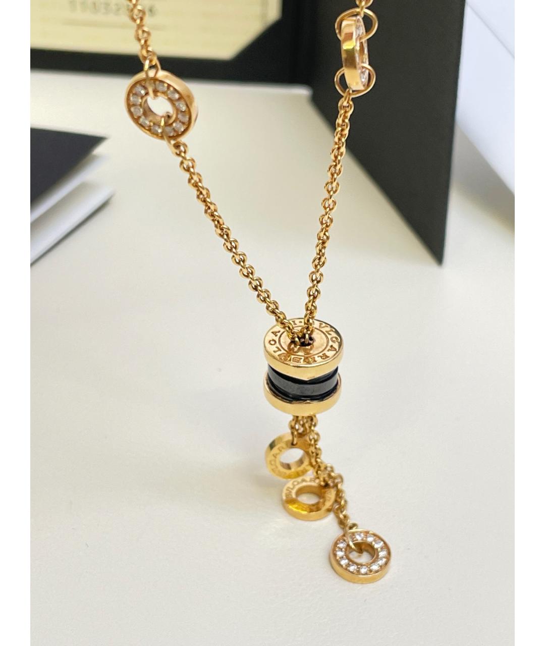 BVLGARI Золотая подвеска из розового золота, фото 3