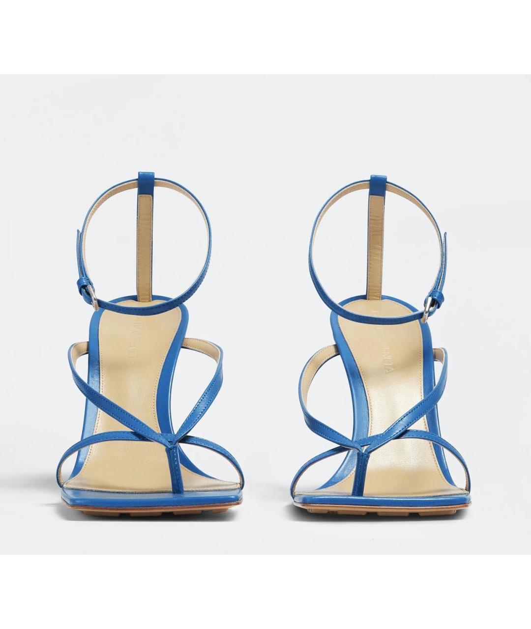 BOTTEGA VENETA Синие туфли из лакированной кожи, фото 2