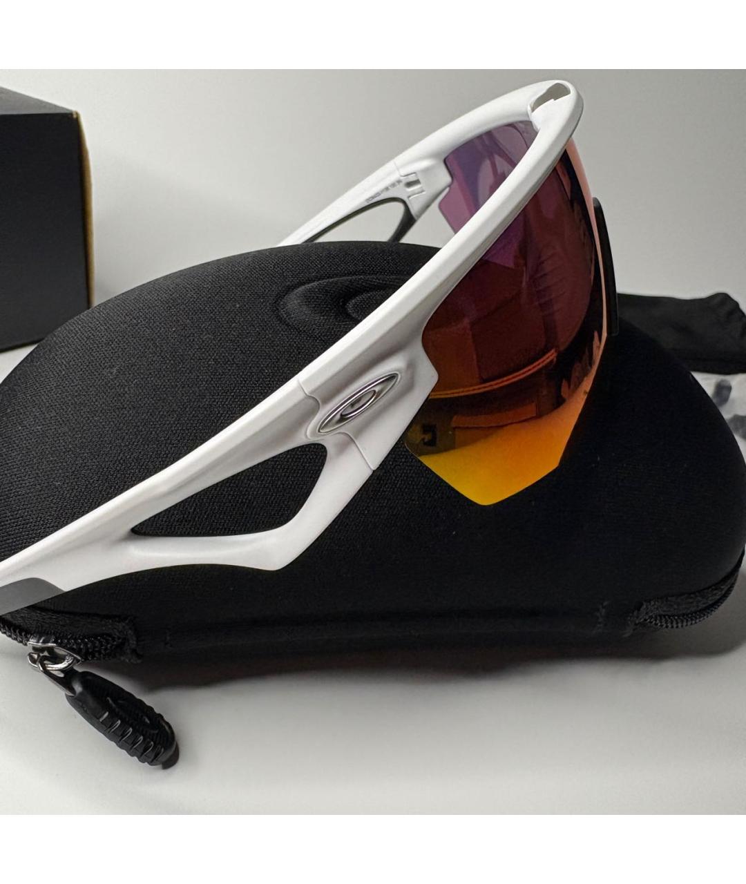 OAKLEY Белые пластиковые солнцезащитные очки, фото 8