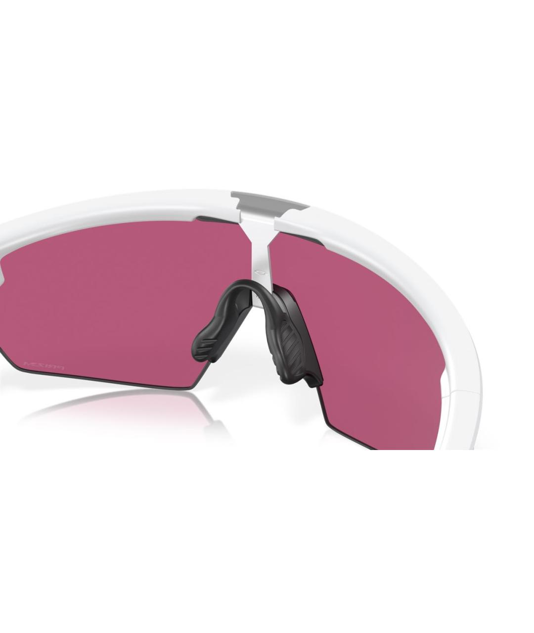 OAKLEY Белые пластиковые солнцезащитные очки, фото 4