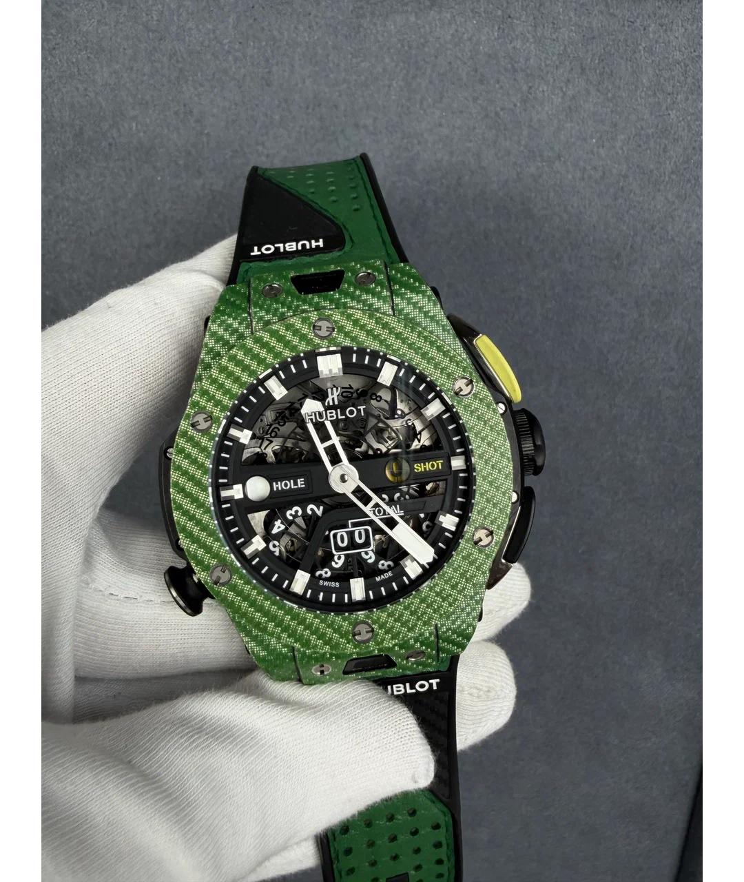 HUBLOT Черные карбоновые часы, фото 3