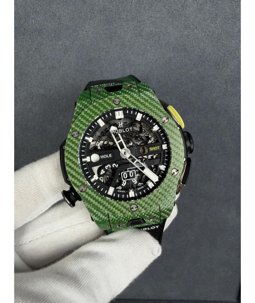 HUBLOT Черные карбоновые часы, фото 2
