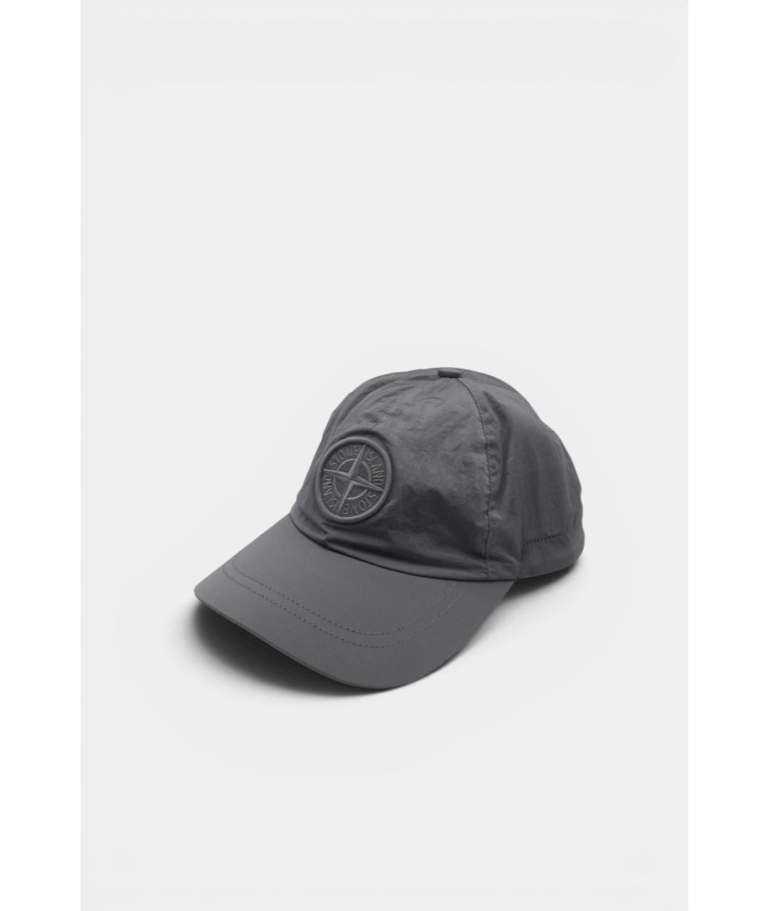 STONE ISLAND Серая кепка/бейсболка, фото 1